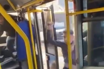 Nilüfer’de otobüsü satırla bastı