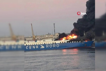 Tır taşımacılığı yapan Türk gemisi Odesa’da vuruldu