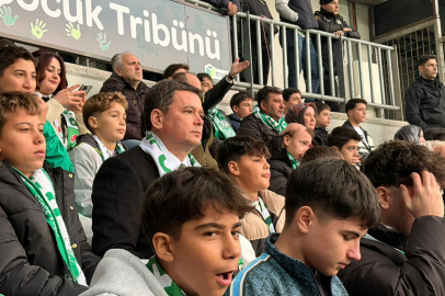 Başkan Aydın'dan çocuklara Bursaspor coşkusu!