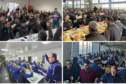 Türk Metal üyelerinden MESS'e yemekhane protestosu: "Yoksulluğa asla evet demeyeceğiz!"