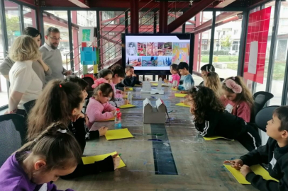 Nilüfer’de çocuklar sanatla iç içe