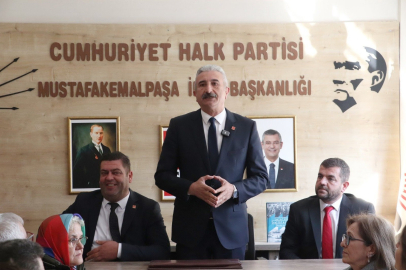 CHP Bursa İl Başkanı Nihat Yeşiltaş Mustafakemalpaşa’da sahada: “Çözüm sandık”