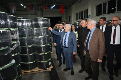 Bursa Büyükşehir’den tarımda çifte kazanç: Atık plastik damla sulamaya dönüşüyor