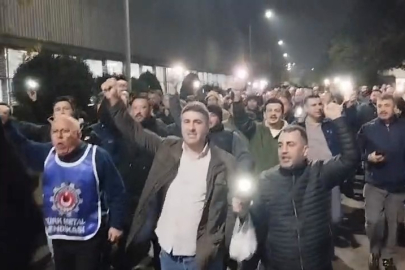 Bosch’ta geceyi işçiler aydınlattı: Dev fabrikada ‘Işıklı’ protesto!