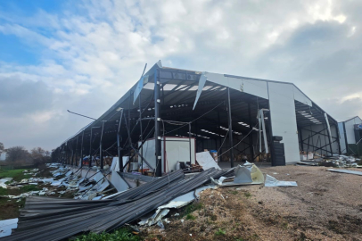 Nilüfer’de iki iş yeri yerle bir oldu