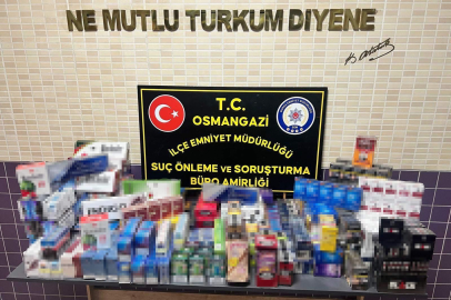 Bursa’da 2 bin adet gümrük kaçağı sigara ele geçirildi