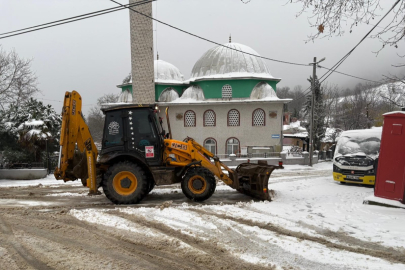 Nilüfer’de kar mesaisi