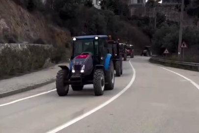 Mudanya’da tarım arazileri için traktörlü direniş