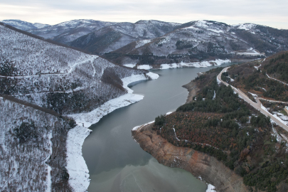 Bursa’da kar yağışı Doğancı Barajı’na can suyu oldu