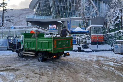 Bursa Büyükşehir’de kış mesaisi sürüyor