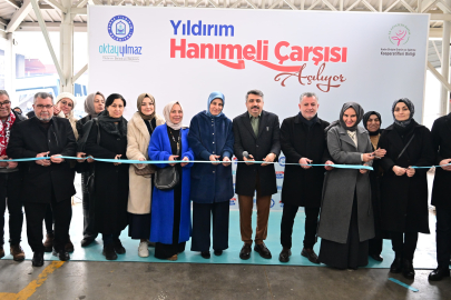 Yıldırım’da kadın emeği ekonomiye dönüşüyor: Hanımeli Çarşısı kapılarını açtı