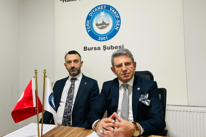 Türk Diyanet Vakıf-Sen’de Hilmi Şanlı güven tazeledi: Bursa teşkilatından tam destek
