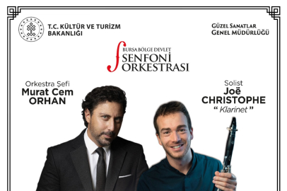Bursa’da klarnet şöleni: ARD Münih Birincisi Joë Christophe sahne alıyor!