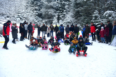 Kestel’de tarihi gün: Alaçam’da ilk kez kar festivali düzenlendi