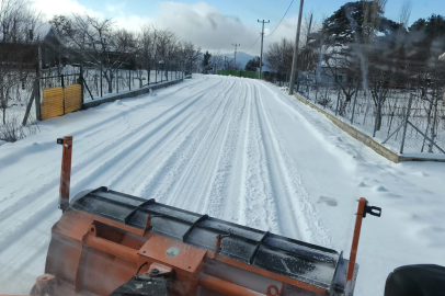 Osmangazi’de kar seferberliği: 6 mahallede yollar kesintisiz açık