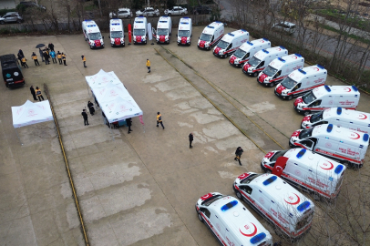 Bursa 112 kadrosu 17 yeni ambulansla güçlendi