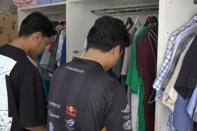 Bursa'da “Giymiyorsan Giydir” dayanışması büyüyor