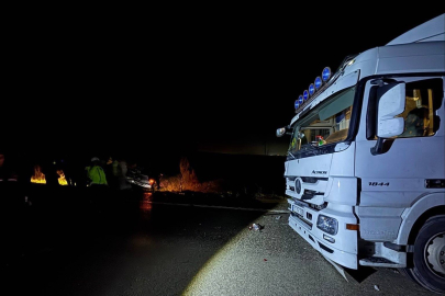 Otoyolda gezen köpeklere çarpan araca ve yardım etmek için duran 2 araca tır çarptı: 8 yaralı