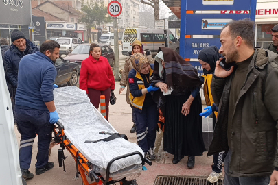 İnegöl’de kargo minibüsünün çarptığı 80 yaşındaki kadın yaralandı.