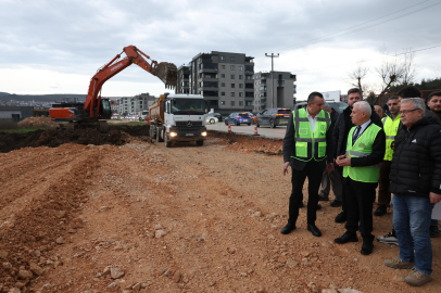 Başkan Bozbey Atlıçayır’daki çalışmaları yerinde inceledi