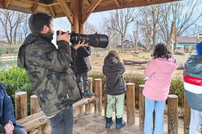 Bursa’da çocuklar bilim fotoğrafçılığı atölyesinde doğayı keşfetti