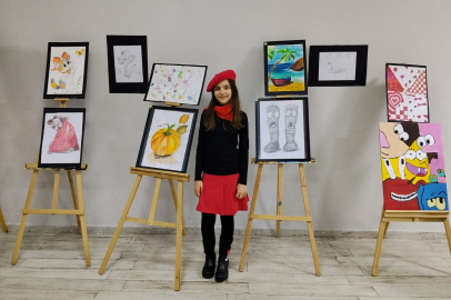 Genç Ressam Nil’den alkışlık hareket!