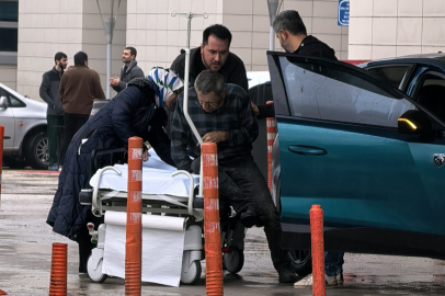 Çatıdan düşen adam yaralandı