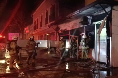 Sabah saatlerinde korkutan yangın!