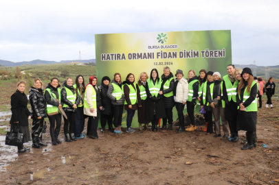 Bursa BUSADER’den Mudanya Balabancık’a hatıra ormanı