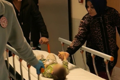 İnegöl’de villanın merdivenlerinden düşen 1 yaşındaki çocuk ağır yaralandı