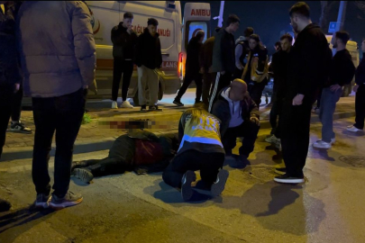 Kontrolden çıkan motosiklet refüje çarptı: 2 ölü.