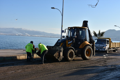 Gemlik Belediyesi’nden fırtına sonrası hızlı müdahale