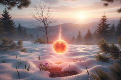 Baharın ilk müjdecisi geldi: İlk cemre havaya düştü