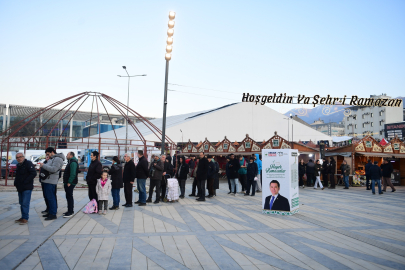 Osmangazi’de Ramazan sofraları kuruldu
