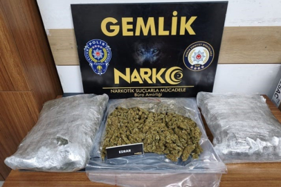 Gemlik'te narkotik ekiplerinden başarılı operasyon