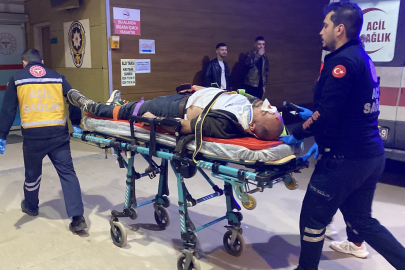 Kamyon kasasında çalışırken kafa üstü düştü