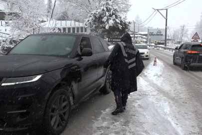 Uludağ Yolu’nda "Zincir" denetimi!