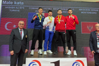 Belediyesporlu karateci Beşbadem, Balkan üçüncüsü