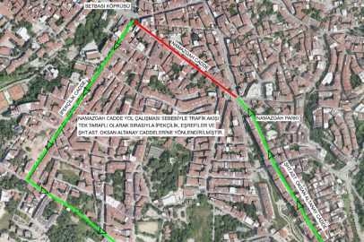 Yol çalışması pazar gününe ertelendi