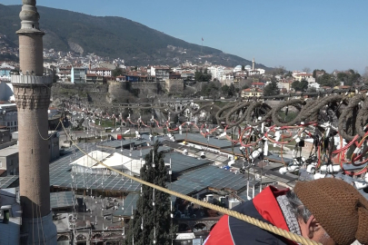 Ulu Cami’de alışılmadık mahya
