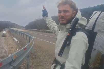 Almanya’dan Japonya’ya yürüyen Mustafa Mostanno 6 ay sonra Türkiye’ye ulaştı