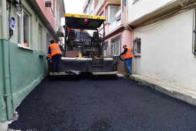 Osmangazi Belediyesi sokakları yenilemeye devam ediyor