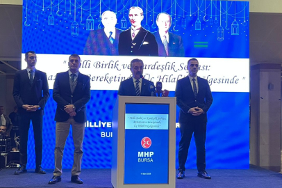 Büyükataman Bursa’da konuştu: “Türkiye yolgeçen hanı değildir”