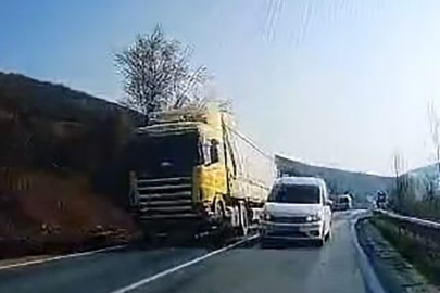 Hatalı sollama yaptı, facianın eşiğinden döndü