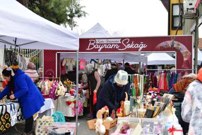 Kadın girişimciler 'Bayram Sokağı' açıldı