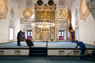 Yıldırım’da camilere bayram temizliği