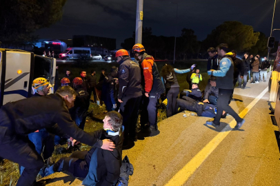 Cezaevi servisi devrildi: 16 infaz koruma memuru yaralı