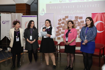 Bursa’da kad����������nlar yol haritasını çizdi: Şehirde eşit ad��mlar!