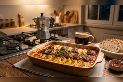 Pazar akşamı klasiği: Lokum gibi soslu köfte patates!