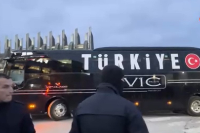 A Milli Futbol Takımı, stadyuma geldi